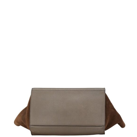 CELINE Brown Leather Shoulder Bag - Picture 3 of 9